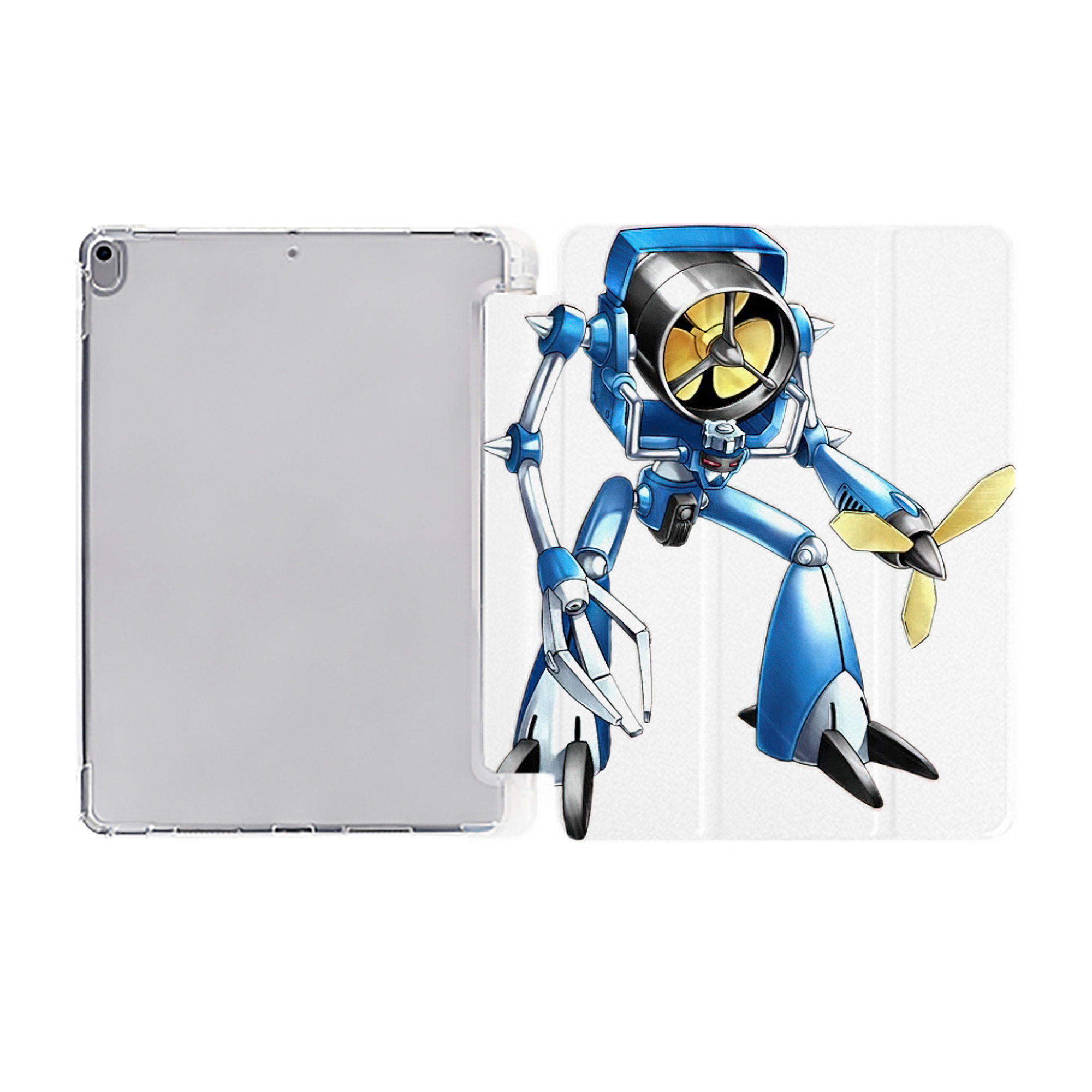 （画像用） 遊☆戯☆王 Yu-Gi-Oh! IPad ケース ペン収納付き 三つ折りスタンド PUレザー×シリコン 対応機種9.5/10.5/10.9インチ